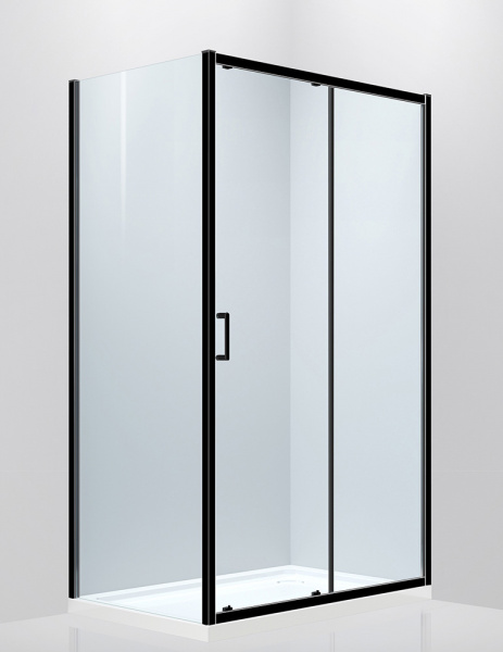Фото душевое ограждение abber schwarzer diamant ag30120b-s80b 80x80 см