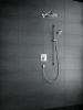 Фото термостатический смеситель для душа hansgrohe shower select 15763140