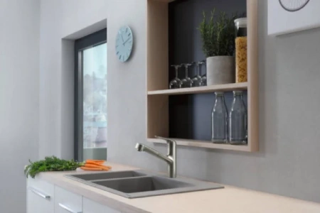 Фото смеситель для кухонной мойки hansgrohe focus 71814800