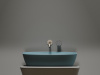 Фото раковина накладная ceramicanova element 60 см, цвет: зеленый cn6049mlg