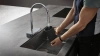 Фото смеситель для кухонной мойки hansgrohe aquno select 73831000