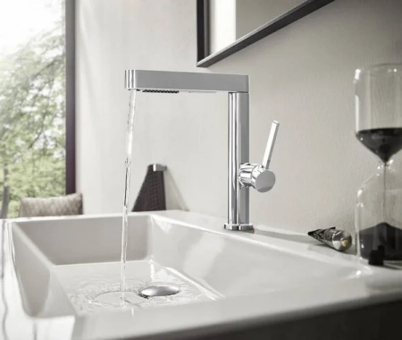 Фото смеситель для раковины hansgrohe finoris 76063000