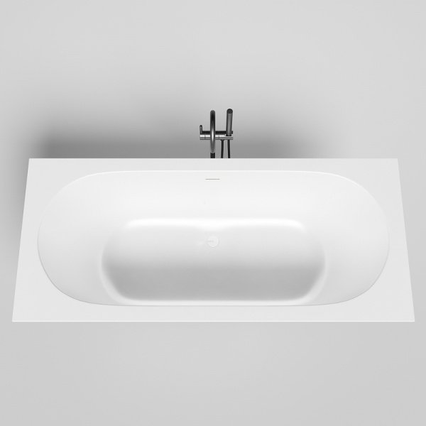 Фото ванна из искусственного камня salini ornella axis kit 180x80 см 103511m матовая