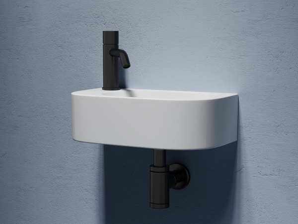 Фото раковина подвесная ceramicanova element 40.8 см, цвет: белый cn6066r