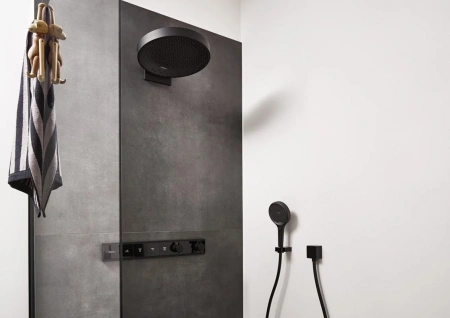 Фото термостатический смеситель для душа hansgrohe rainselect 15382670