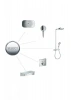 Фото термостатический смеситель для душа hansgrohe shower select 15763340