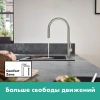 Фото смеситель для кухонной мойки hansgrohe talis 72802670