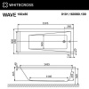 Фото акриловая ванна whitecross wave 160x80 см soft 0101.160080.100.soft.cr