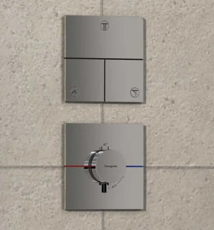 Фото термостатический смеситель для душа hansgrohe shower select comfort e 15574000