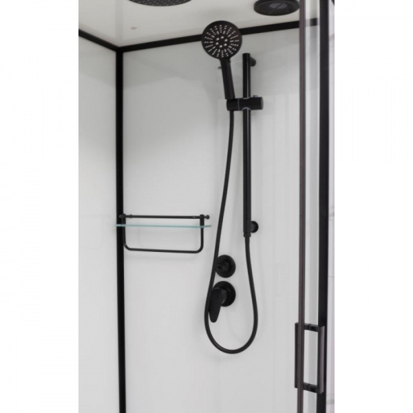 Фото душевая кабина душевая кабина frank f408 black 80x80 см 800804
