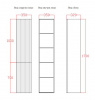 Фото пенал подвесной tw collection shape 35 см shap170 bi.mat sx