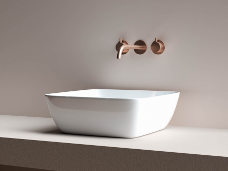 Фото раковина накладная ceramicanova form 42 см, цвет: белый cn2002