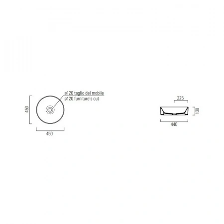 Фото раковина накладная gsi kube x 45 см 9427pvc11