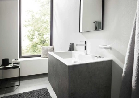 Фото смеситель для раковины hansgrohe finoris 76010000