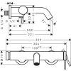 Фото смеситель для ванны hansgrohe tecturis s 73422700
