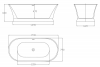 Фото акриловая ванна belbagno 170x80 см bb402-1700-790
