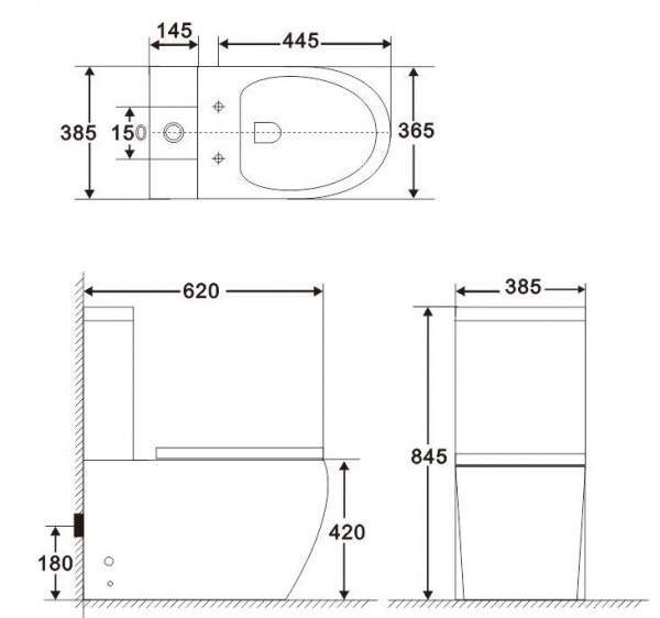 Фото унитаз напольный belbagno amanda bb051cpr
