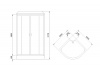 Фото душевая кабина royal bath нк rb100hk6-wc    100x100 см