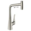Фото смеситель для кухонной мойки hansgrohe metris select 73820800