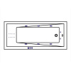 Фото акриловая ванна whitecross wave 180x80 см smart nano 0111.160070.100.smartnano.gl