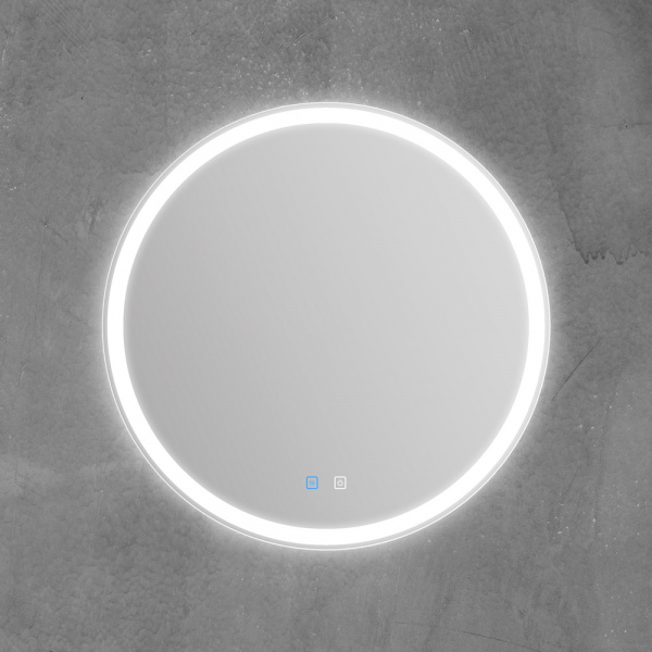 Фото зеркало с подсветкой belbagno 80 см spc-rng-800-led-tch-snd