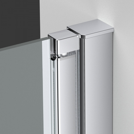 Фото душевая дверь vincea alpha 60 см vdp-3al600clb