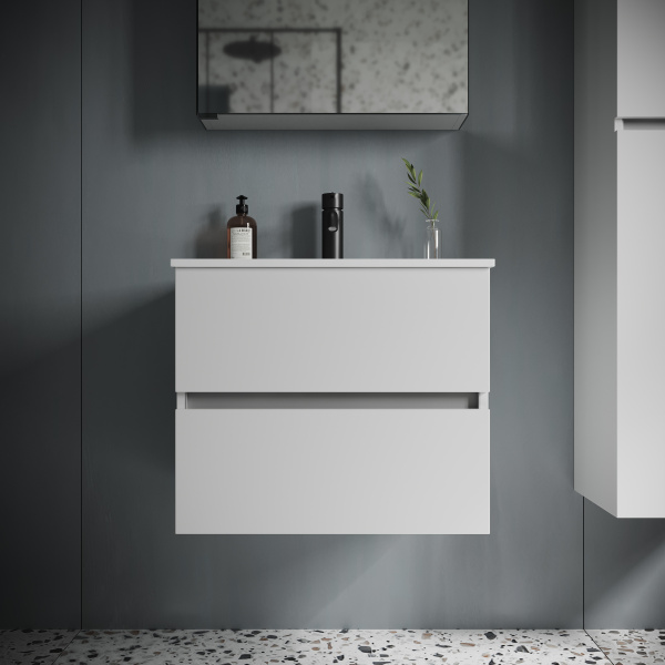 Фото тумба под раковину sancos urban 60 см, цвет: белый ur60w