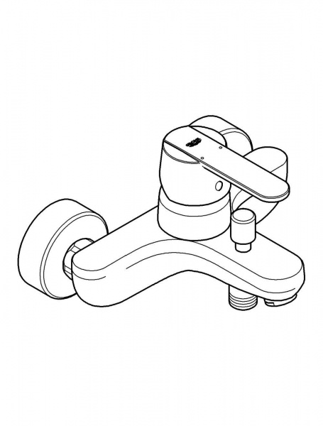 Фото смеситель для ванны grohe quickfix get 32887000