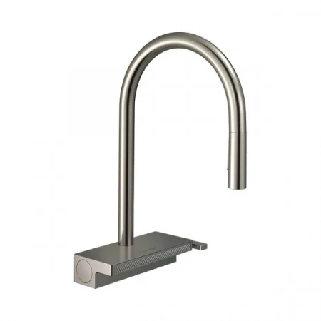 Фото смеситель для кухонной мойки hansgrohe aquno select 73837800