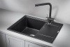 Кухонная мойка Granula 65 см 6503, ШВАРЦ