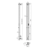 Фото электрический полотенцесушитель indigo style 2 pro 120/8 lspre120-8rt