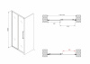 Фото душевая дверь abber schwarzer diamant ag30120bmh 120 см
