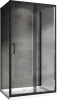 Душевое ограждение Abber Schwarzer Diamant 100x100 см AG30100B-S100B-S100B