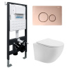 Унитаз с инсталляцией Abber Bequem AC1100T-AC0105-AC0121RG