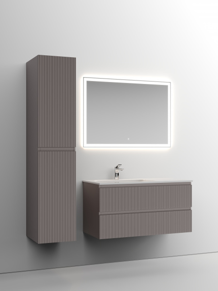 Фото тумба под раковину sancos snob t 100 см, цвет: doha soft snt100lsm