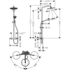 Фото душевая стойка hansgrohe croma select s 26891700