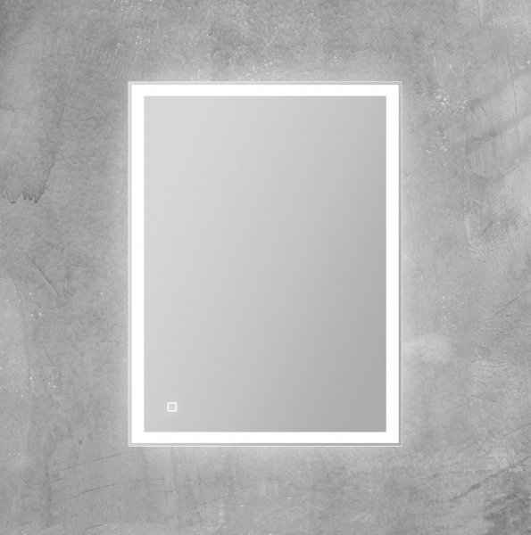 Фото зеркало с подсветкой belbagno 65 см spc-grt-650-800-led-tch