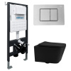 Унитаз с инсталляцией Abber Rechteck AC1201MB-AC0105-AC0120
