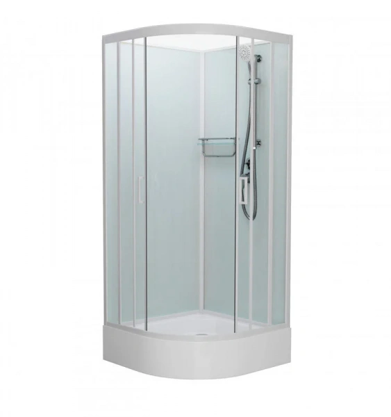 Фото душевая кабина frank f409/1 м white 90x90 см 20025