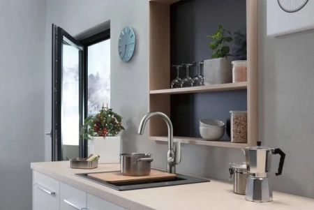 Фото смеситель для кухонной мойки hansgrohe focus 71802000