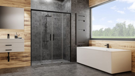 Фото душевая дверь radaway idea black dwd 170 см 387127-54-01