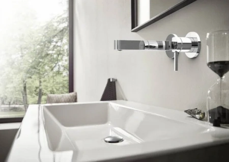 Фото смеситель для раковины hansgrohe finoris 76051000_vstvo
