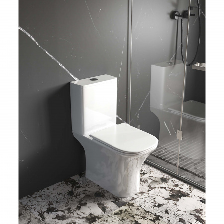 Фото унитаз напольный безободковый акватек optima square 65 см aq4411-00