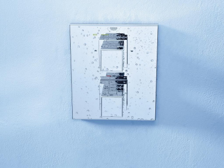 Фото встраиваемый термостатический смеситель для ванны grohe grohtherm cube 24154000