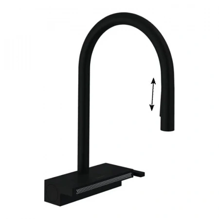 Фото смеситель для кухонной мойки hansgrohe aquno select 73837670