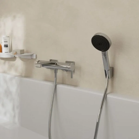 Фото смеситель для ванны hansgrohe tecturis e 73420000