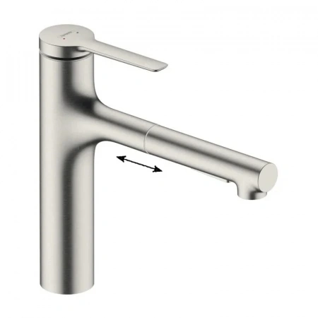 Фото смеситель для кухонной мойки hansgrohe zesis 74804800