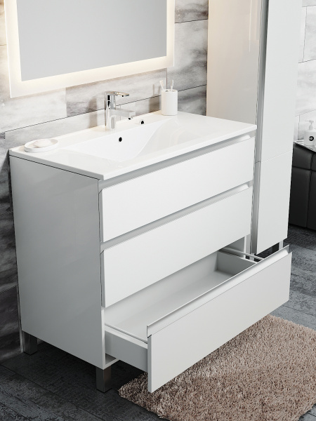 Фото тумба с раковиной sanvit  авеню-3 100 см kavenu3100