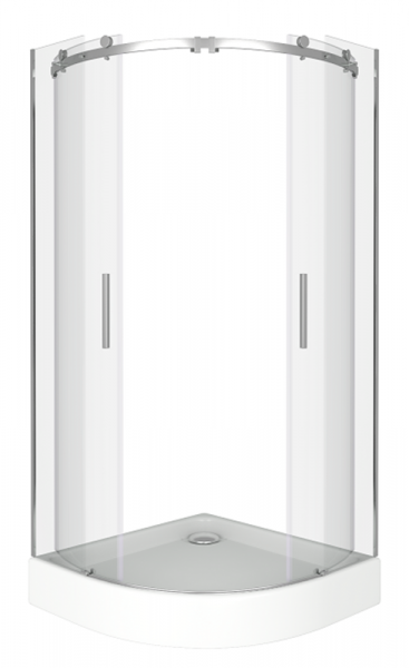 Фото душевое ограждение good door altair r-td-90-c-ch 90 см ал00007