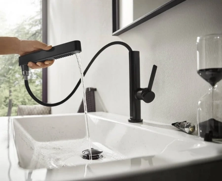 Фото смеситель для раковины hansgrohe finoris 76063670